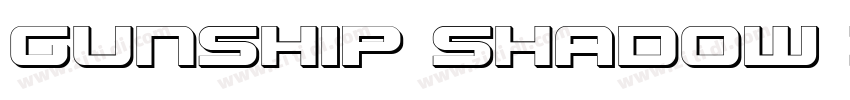 Gunship shadow Ital字体转换